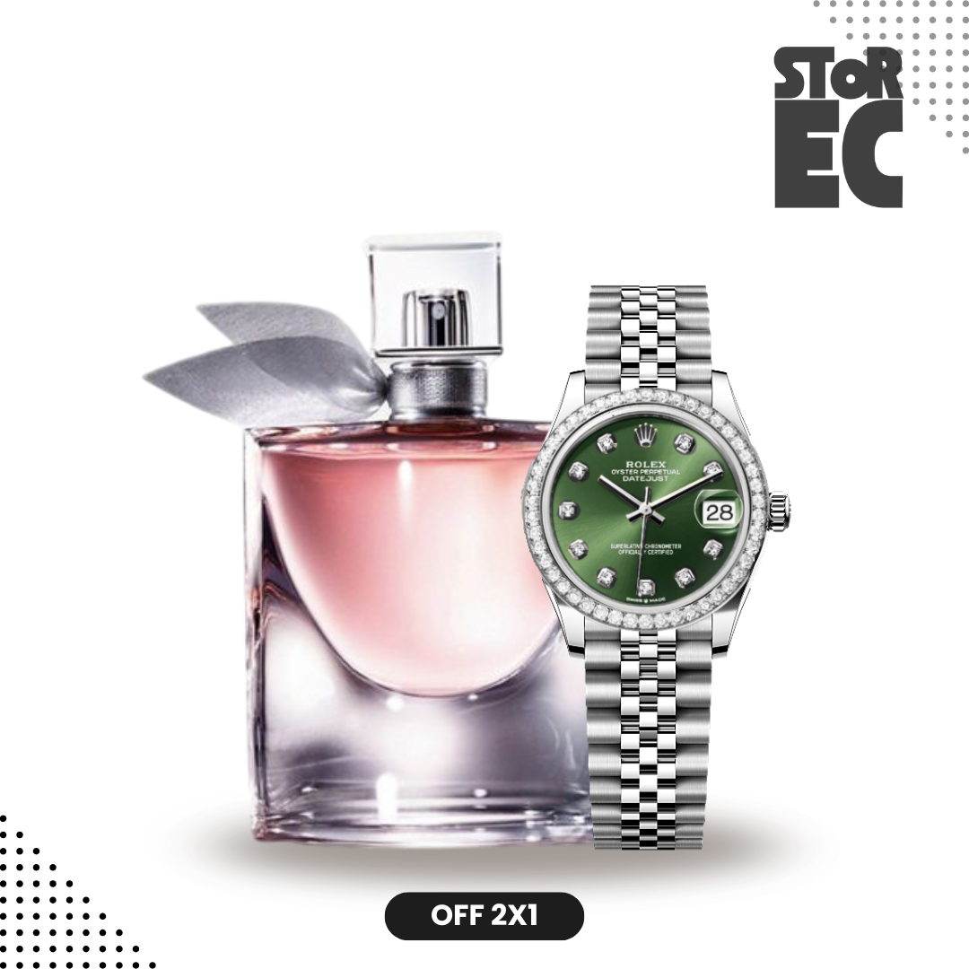 COMBO DE LUJO ELITE / Rolex + Perfume Dama