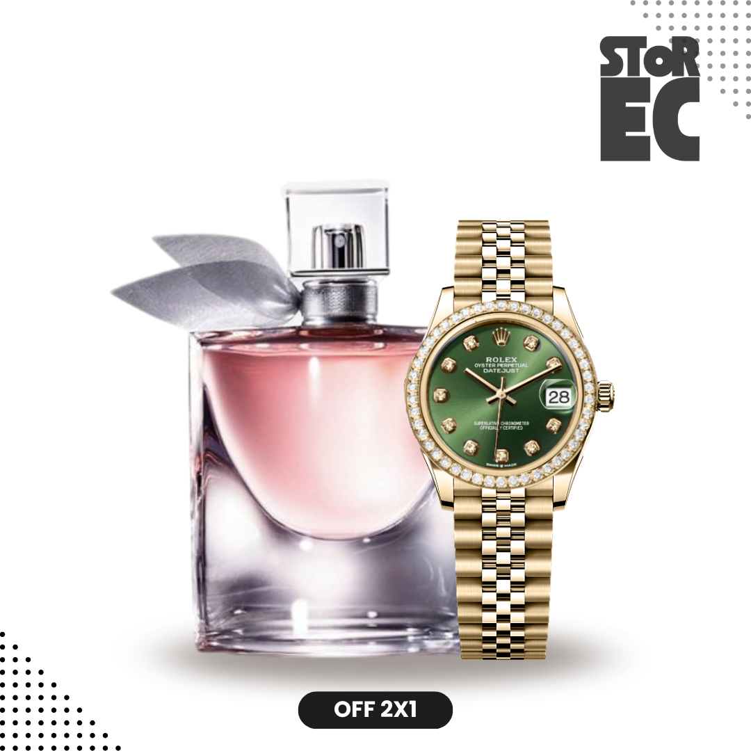 COMBO DE LUJO ELITE / Rolex + Perfume Dama