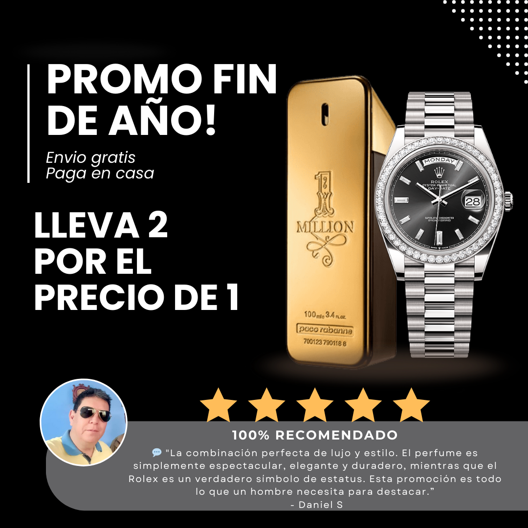 COMBO DE LUJO ELITE / Rolex + Perfume